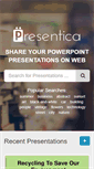 Mobile Screenshot of presentica.com