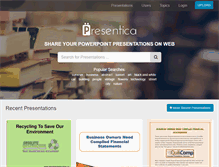 Tablet Screenshot of presentica.com